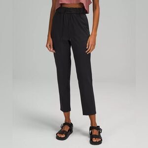 Lululemon Black Stretch High-Rise Pant 7/8 Length Size 10